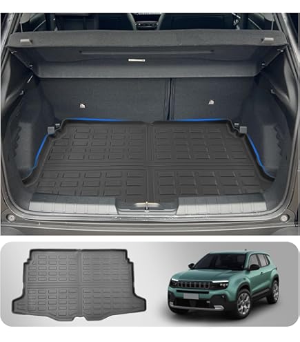 Tappetini Jeep Avenger 2023-2025 - In Gomma Antiscivolo | Per Console, Porte E Interni - Foto 5