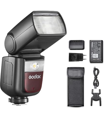 Flash Godox V480N TTL Per Nikon – GN50, HSS 1/8000s, Batteria 2200mAh, Ricarica USB-C E Display Touch