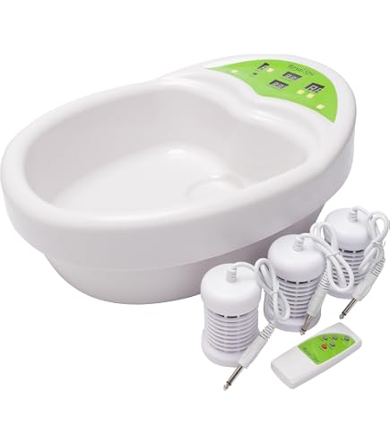 Appareil De Bain De Pied électrolytique Hydrosana - Blanc - Avec 3 Bobines - Neuf Sous Emballage
