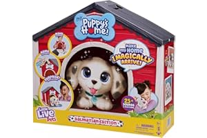 Little Live Pets - Dalmatian Puppy, Plush Toy, Interactive, 25+ Sounds & Reactions, Ages 5+