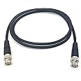 Maincore 1m BNC to BNC / RG58 50ohm CCTV Camera Video Coaxial Cable Lead (Available in 1m, 2m, 3m, 5m, 10m, 15m) (1m)