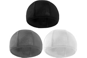 FANXAOLNES Set di 3 Sottocaschi Estivi per Bici e Moto in Cotone Traspirante - Cuffie Sottocasco a Asciugatura Rapida per Uomo e Donna Asciuga, per Ciclismo e Motociclismo - Colori Nero, Bianco, Grigio