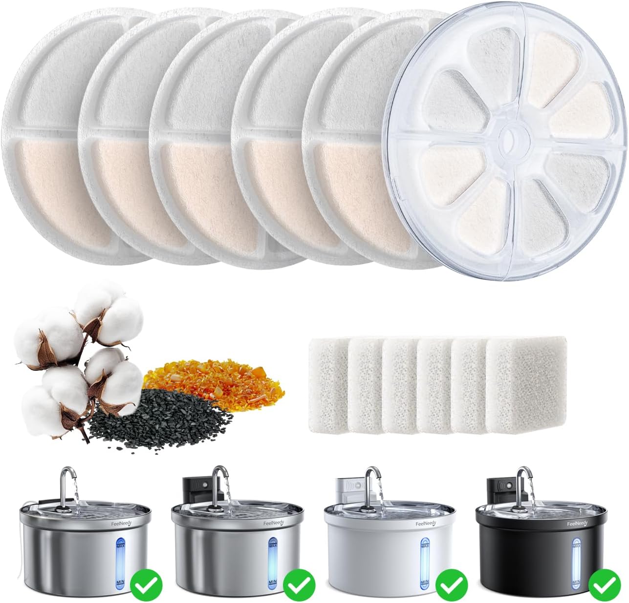 Avis d'Expert & Test Approfondi : FEELNEEDY 6pcs filtres de Rechange 1pcs boîti (Sélection)