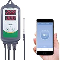 Inkbird ITC-308-WIFI Thermostat,Heizen Kühlen Steckdose Temperaturregler Fernsteuerung per App