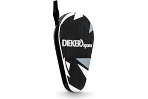 ‎DIEKER SPORTS Dieker Sports Tischtennisschläger Hülle [+3 GRATIS Bälle] - Platz für 2 Schläger & 3 Bälle - optimaler Schutz - [gepolstert & wasserabweisend] - Tischtennisschläger Tasche, Tischtennis Tasche