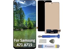 Int'x Full INCELL Display für Samsung A71 A715 LCD Bildschirm Ersatz Touchscreen mit Werkzeug Schwarz Hohe Qualität