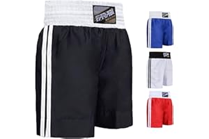 Farabi Sports Boxing Shorts Adult Men Women Kids Junior Kickboxing Fighting Shorts Breathable and Cosy Fit Punch Shorts for Boxing Training Punching, Sparring and Gym Training
