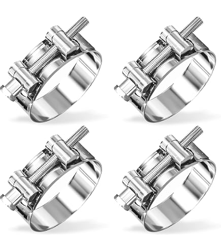 Collier De Serrage Échappement 2.5 Inch (63.5mm) Godimg - Acier Inox 304 Pour Silencieux Et Système Échappement