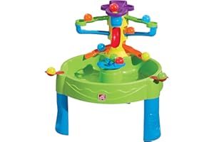 Step2 Busy Ball Tavolo da Acqua con 13 Accessori | Gioco d'Acqua | Giochi d'Acqua per Bambini | Tavolo di attività con Palle e Acqua per Il Giardino.