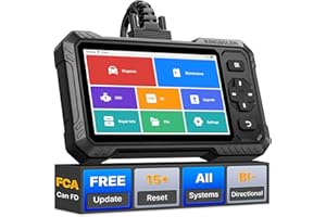 ‎KINGBOLEN KINGBOLEN S6 Elite OBD2 Diagnosegerät Alle System Scanner mit 15 Reset, ABS/Einspritzdüsen-Codierung/Öl/Drosselklappe/EPB/DPF/SAS/TPMS Reset/Batterieabgleich, lebenslanges WiFi-Update, 2025 Modelle