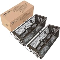 2pcs piège à rats multi-catch cage, sensibilité ajustable, no kill 2pcs piège à rats multi-catch cage, sensibilité ajustable, no kill