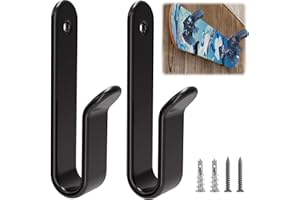 HHUXIUE Clips horizontales de montaje en pared para tabla de snowboard, soporte de pared para snowboard, soporte de pared para habitación, garaje