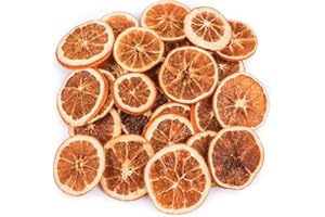 Joxessaien Lot de 30 tranches d'orange séchées, décoration naturelle pour Noël, couronne de l'Avent, couronne de Noël, pot-pourri