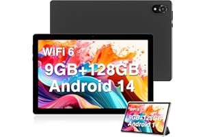 DOOGEE U10 Tablet 10,1", WiFi 6 tabletów z systemem Android 13, 9 GB RAM+128 GB ROM, 1280 x 800 IPS, TÜV, 5060 mAh, Face ID, OTG, Bluetooth 5.0, 8 MP+5MP, szary