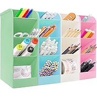4 Stück Stiftehalter Organizer,Große Kapazität Stiftehalter,Schreibtisch Stifthalter,Stifthalter Aufbewahrungsbox,Pencil…