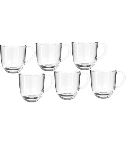 Tazza In Vetro Trasparente LEONARDO Senso 024012 – Ideale Per Espresso, Lavabile In Lavastoviglie E Microonde