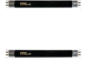 UVBrite® 2-Pack BLB-T5/4W Blacklight Bulb for UV Bank Note Checker Counterfeit Money Detector