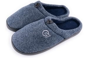 R-ISLAND Pantuflas hombre,Zapatillas de estar por casa,Zapatillas de invierno,Comodo y Ligero,Genial para casa