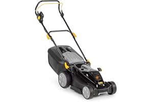 Alpina Tagliaerba a Batteria AL1 34 Li, 40 V, Nero, Larghezza di Taglio 34 cm, Sacco di Raccolta 35 L