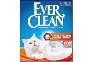 Ever Clean Clumping Cat Litter, Fast Acting Odour Control, Ideal for small spaces, Scented for long-lasting freshness, 10L