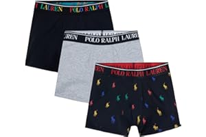 POLO RALPH LAUREN Boys' 3-Pack Boxer Briefs