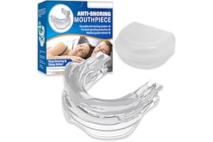 ANOGOL Schnarchstopper, Effektiv Schnarchschiene, Anti Schnarch Mundstück für alle Mundtypen, Einstellbare Schnarchschiene für die Nacht