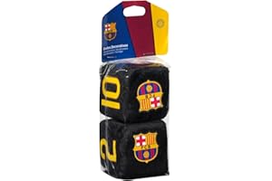 Sumex FCB0605 FC Barcelona dekoracyjna kostka, czarna, 6 x 6 cm