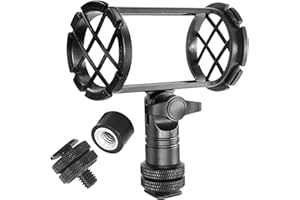 Nicama NC4 Supporto universale per microfono Shock Mount con fotocamera Scarpa fredda per microfono AKG D230 Sennheiser MKH-416 ME66 Rode NTG-2 NTG-1 AT-875R