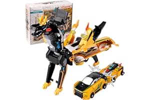 Dandin 2PCS Transforming Car, Transformer Car Unicorn Toys, Car Toys, Car Combination Transfor-mer, Transformer Cars Unicorn Robot, Anti-Collision Transformation Cars Robot Toy, Birthday Gift