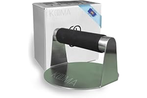 kooma, Smash Burger, Prensa Hamburguesa, Smashers Profesional, aplastador de Hamburguesas, Antiadherente de Acero Inoxidable, Alta Gama antiquemaduras