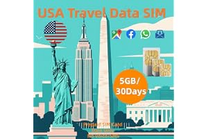 USA unikt data-SIM-kort | 5 GB förbetalt i 30 dagar | hög hastighet