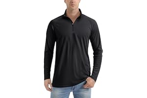 TACVASEN Homme de 1/4 Zip Tops à Course