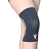 Bluewell Ortopedik Sporcu Dizliği &ndash; Elastik, &Ccedil;ift Taraflı, Medikal Destekli, Voleybol, Fitness, Basketbol, Unisex Dizlik (X L