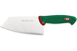 Sanelli Línea Premana Professional,Cuchillo Smile Cm.16,Acero Inoxidable,Verde y Rojo,29.0x3.0x7.5 cm