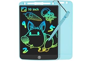 JOEAIS Tablet do Rysowania LCD 10 cali, Przenośna Elektroniczna Tablica do Nauki, Bazgrołów i Robienia Notatek, Świetne Prezenty na Boże Narodzenie i Urodziny dla Chłopców i Dziewczynek (Niebieski)