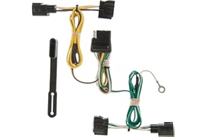 CURT 55363 Vehicle-Side Custom 4-Pin Trailer Wiring Harness for Select Jeep Wrangler