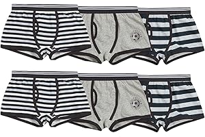 SOCKSVILLE Boys Boxers 6 Pack | Camo, Dino, Race, Game, Football, Shark | 95% Cotton, Super Soft, Animals, Nature, Sports, Design | Comfortable, Breathable, Lightweight, Toddler, Underwear | 2-13 Years Old