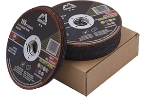 Merryland Disco de Corte 115 Metal para Amoladora Angular, 115 X 1,0 X 22,23 mm Disco Corte 25 Piezas, Acero INOX Hierro, Craft-Line C13071042