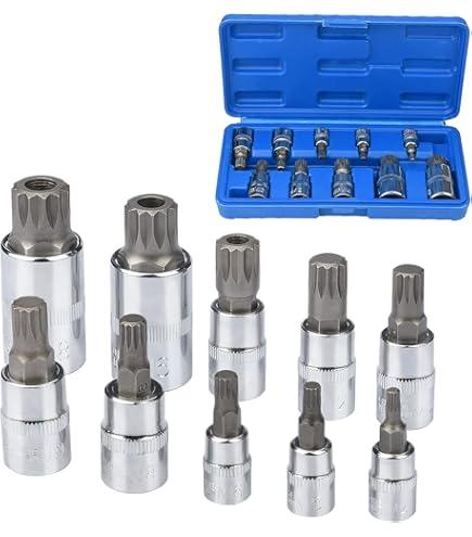 Bussola BGS XZN M5 X 140mm - Attrezzo Per Viti Spline, Acciaio Cromo Vanadio - Foto 9