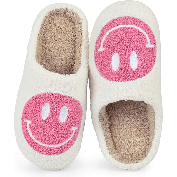 thumbnail image 2 of Cozy Christmas Slippers With Evil Eye Design - Memory Foam Plush House Slippers With Anti-Slip Sole 2 of 13