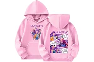 GENERIC Korean Pop Movie Trends Hoodies Girls Vintage Y2k Pullover Hip Hop Streetwear Oversized Fashion Long Sleeve Hooded Sweatshirt for Kids Costume Popular Singer Logo Merch Hoodie Boys Hoody 3-14Y