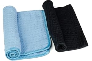 Kavalier ProClean - Glass Gleamers - Zestaw 2 Ręczników z Mikrofibry Zapewniających Nieskazitelny Połysk - 390 GSM - 41 x 41 cm - 2 Sztuki w Opakowaniu