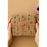5 adet Ambalaj ve Paket Kağıdı, Vinatge Gazete Baskı (70x100cm) | Hediye Paketi ve Ambalaj Kaplama Kağıdı, Desenli B&uuml;y&uuml;k Boy 