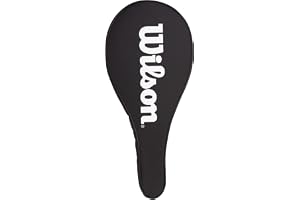 Wilson Tennis Cover, racketfodral, flerfärgad, storlek NS, svart, Einheitsgröße
