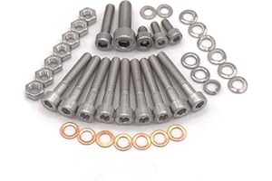 SCHRAUBEN-HUPE Simson Schwalbe KR51/2 Motor Zylinderschrauben Edelstahl Set 39 teilig