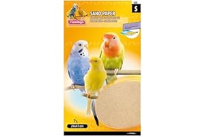 Cajou 84 Stück Vogel-Sandteppich hygienisch sauber, einfach zu reinigen (24 x 41 cm)