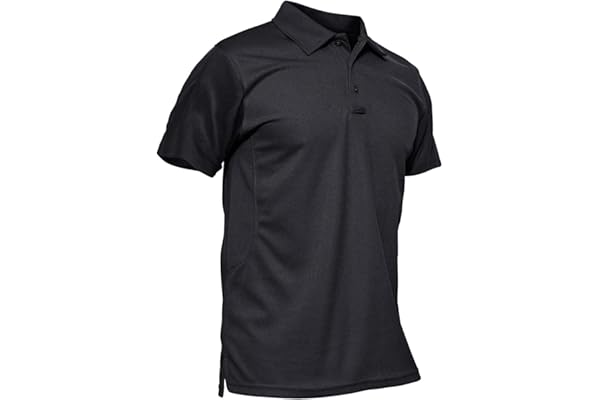 KEFITEVD Polo à Séchage Rapide pour Homme T-Shirts de Golf légers Hauts à Manches Courtes d'été
