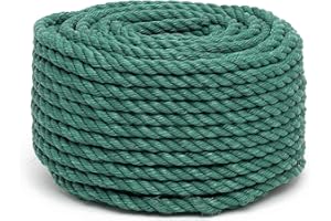 Flandria 20023 Corde en Polypropylène Ø 12 mm x 50 m, Vert