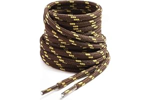 VSUDO Okrągłe Sznurowadła do Butów, Wytrzymałe Sznurowadła do Butów Roboczych, Mocne Sznurówki​ do Butów Wędrówkowych