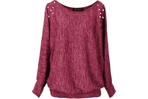 Emma & Giovanni - Sudadera con con Perlas en los Hombros - Mujer